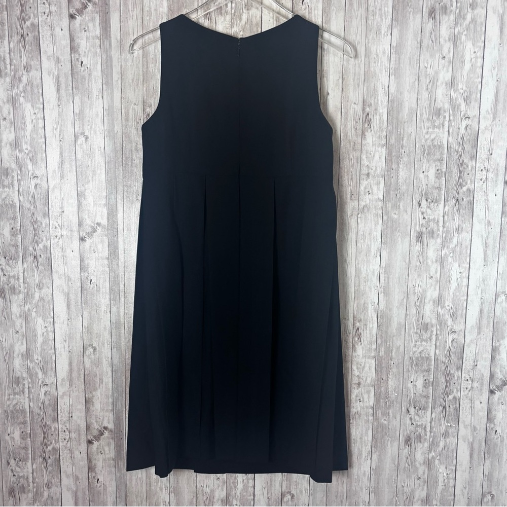 Cabi Black Crepe Sleeveless Car Wash Flapper Dress Size 6